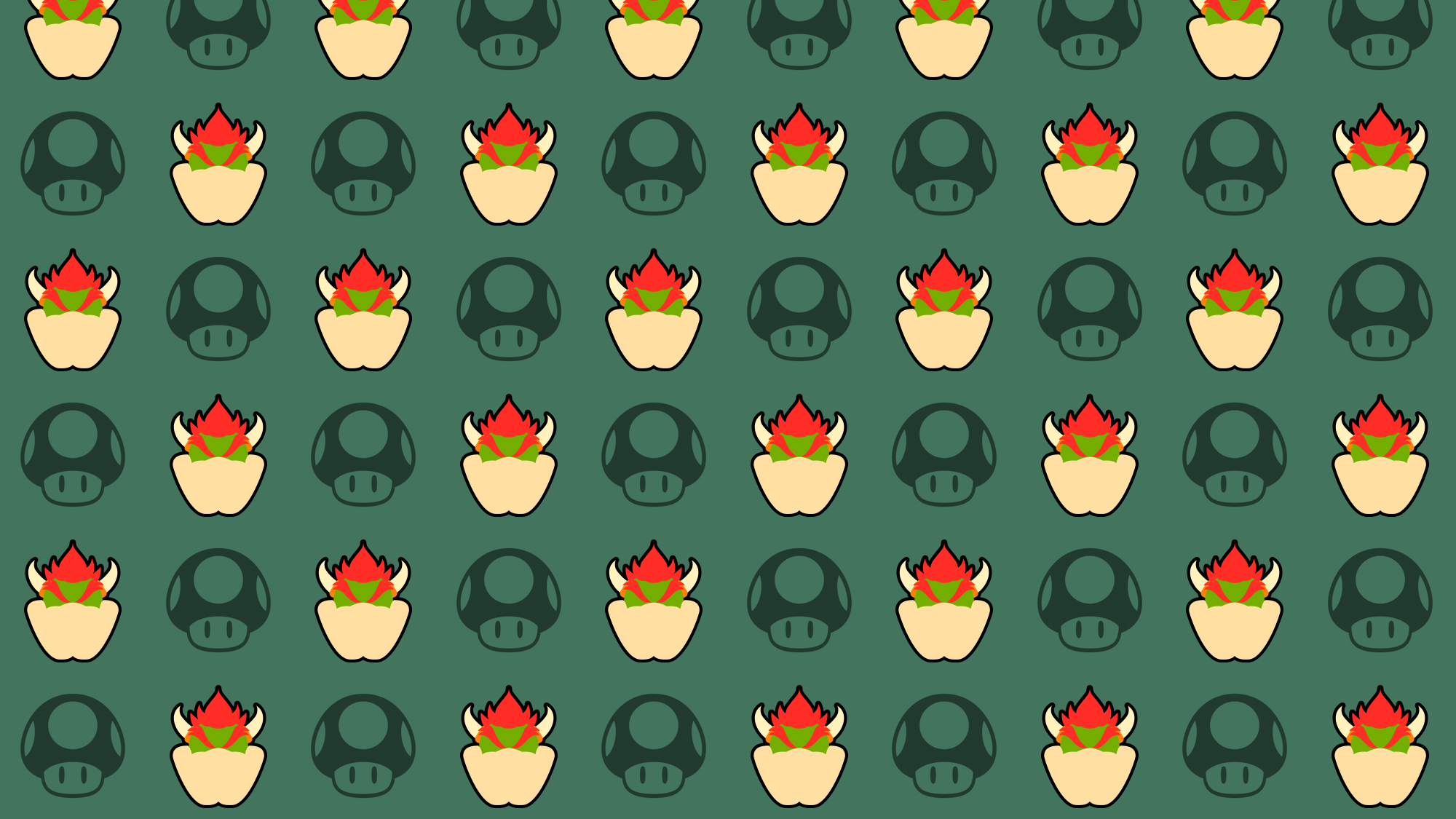Bowser Pattern by JakeBing on DeviantArt