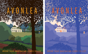 Avonlea Vintage Style Travel Poster