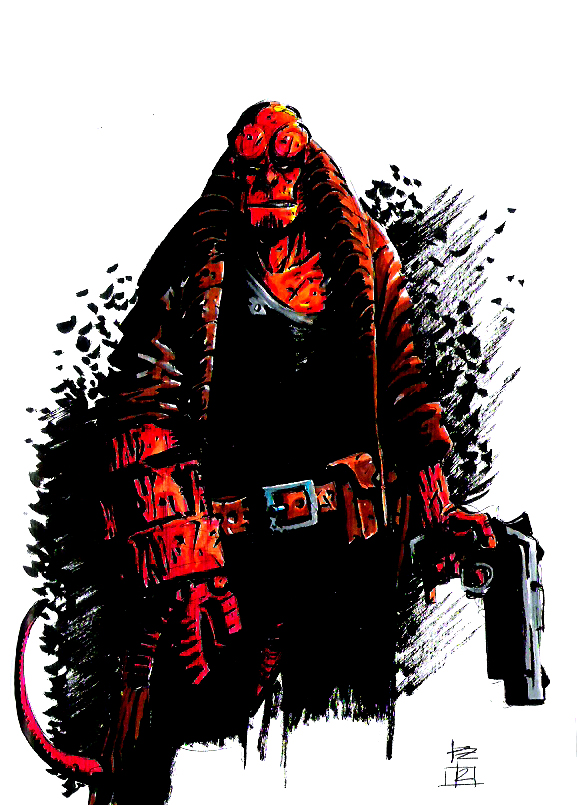 Hellboy Sketch