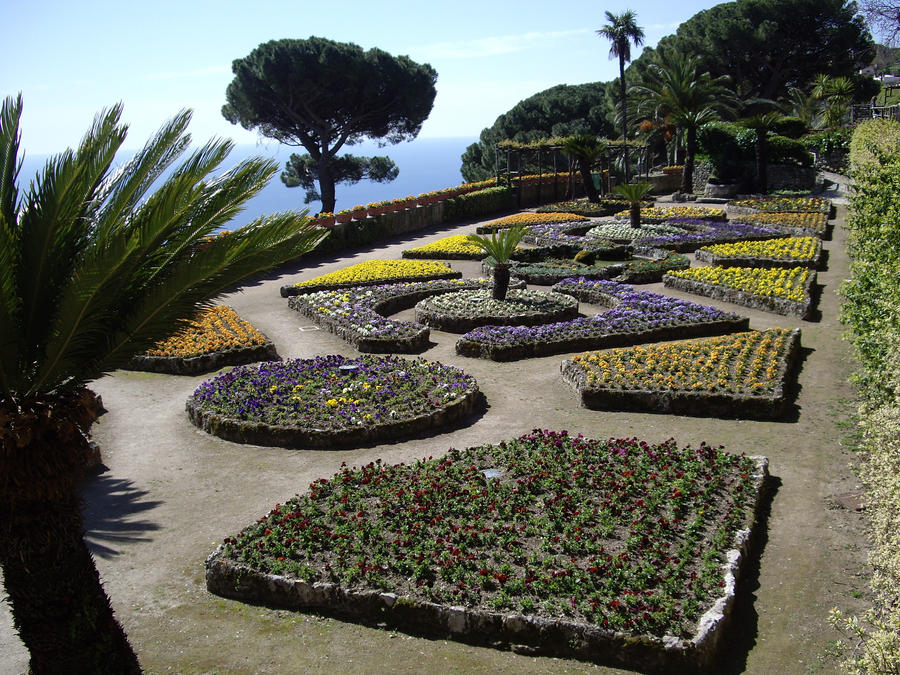 Villa Rufolo Gardens in Ravello by Malintra-Shadowmoon