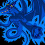 Fire Blue Dragon