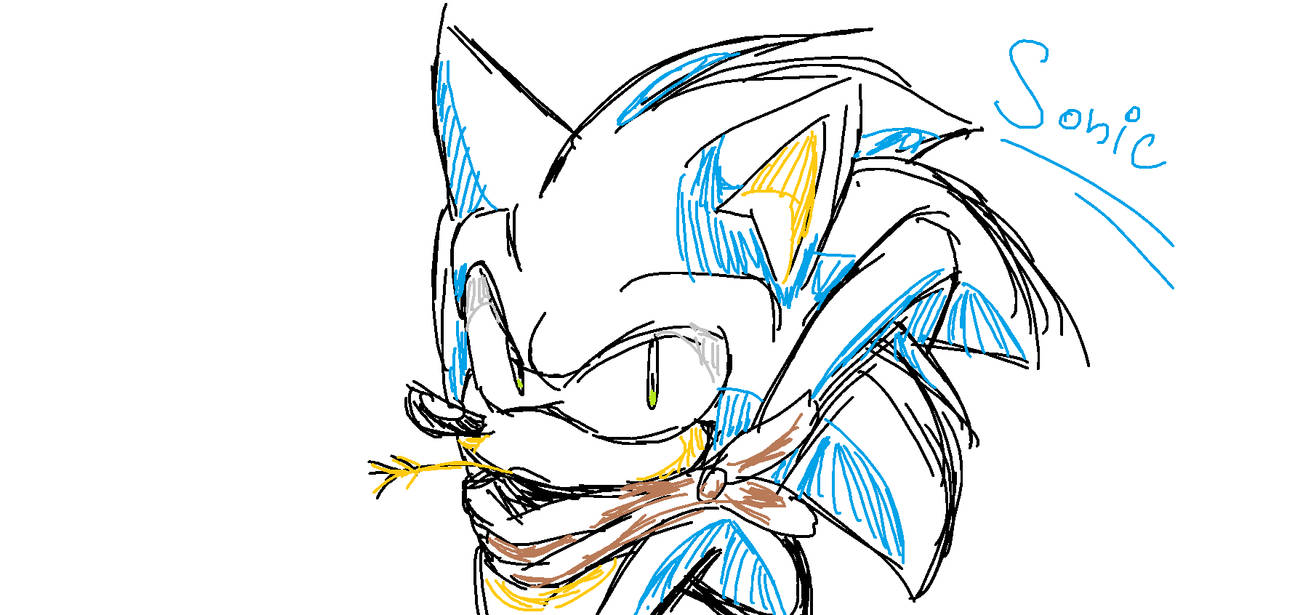 Sonic paint doodle