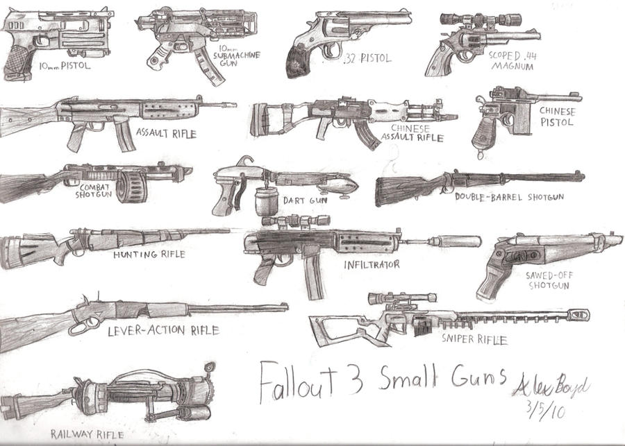 Fallout 3: Small Guns by Themastagamer9000 on DeviantArt