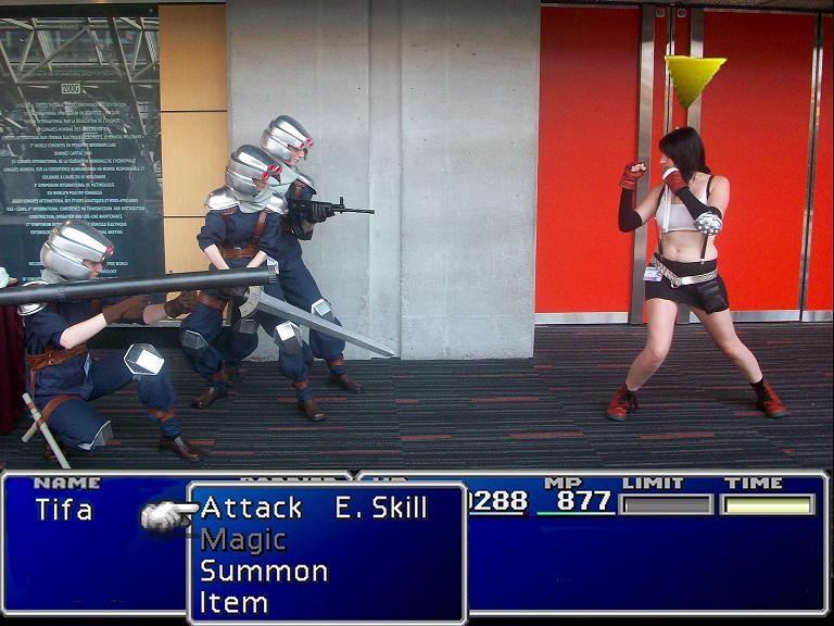 Tifa Vs Soldiers