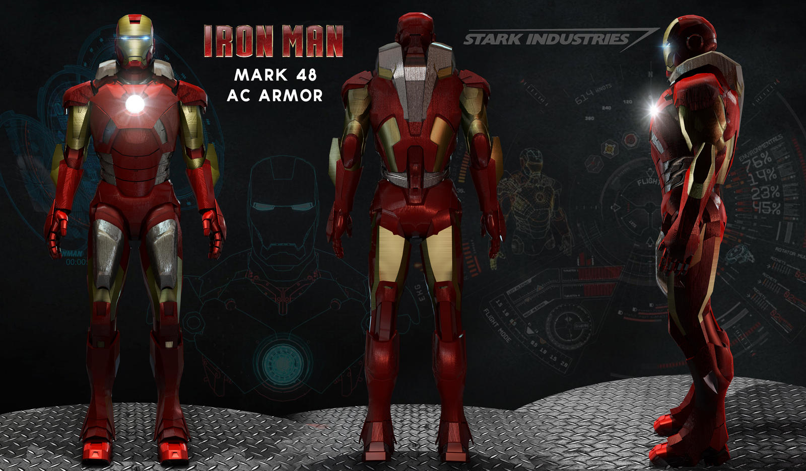 Iron Man Wallpaper - 3D Model Cinema4D by Alex4everdn on DeviantArt Iron Man Wallpaper - 3D Model Cinema4D by Alex4everdn on DeviantArt