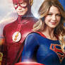 The Flash \ Supergirl - Crossover Poster