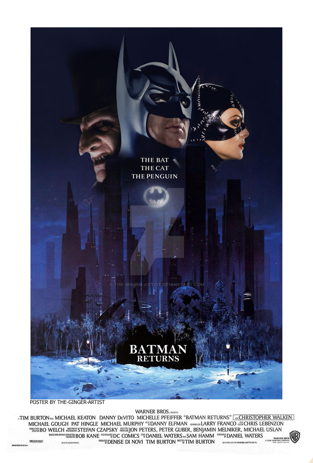 Batman Returns (Tribute Poster) by The-Ginger-Artist on DeviantArt