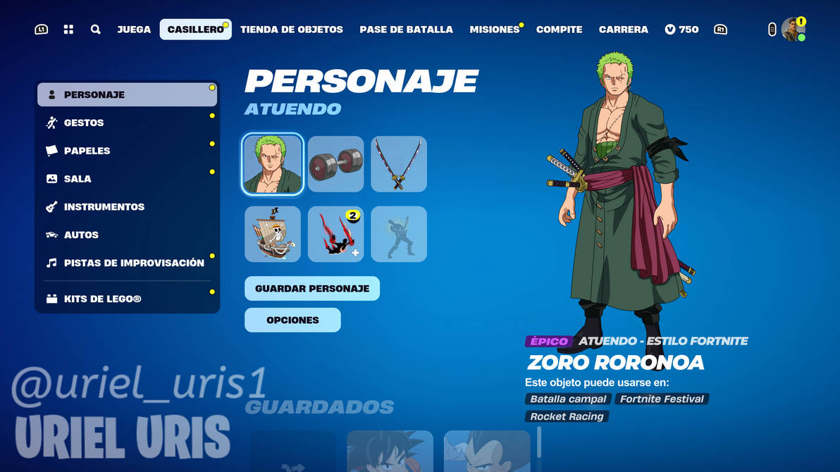 One Piece x Fortnite (Zoro concept) by URieLReYes05 on DeviantArt