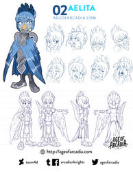 Aelita Model Sheet