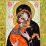 Icon 'Holy Mother' in glass mosaic (full size)