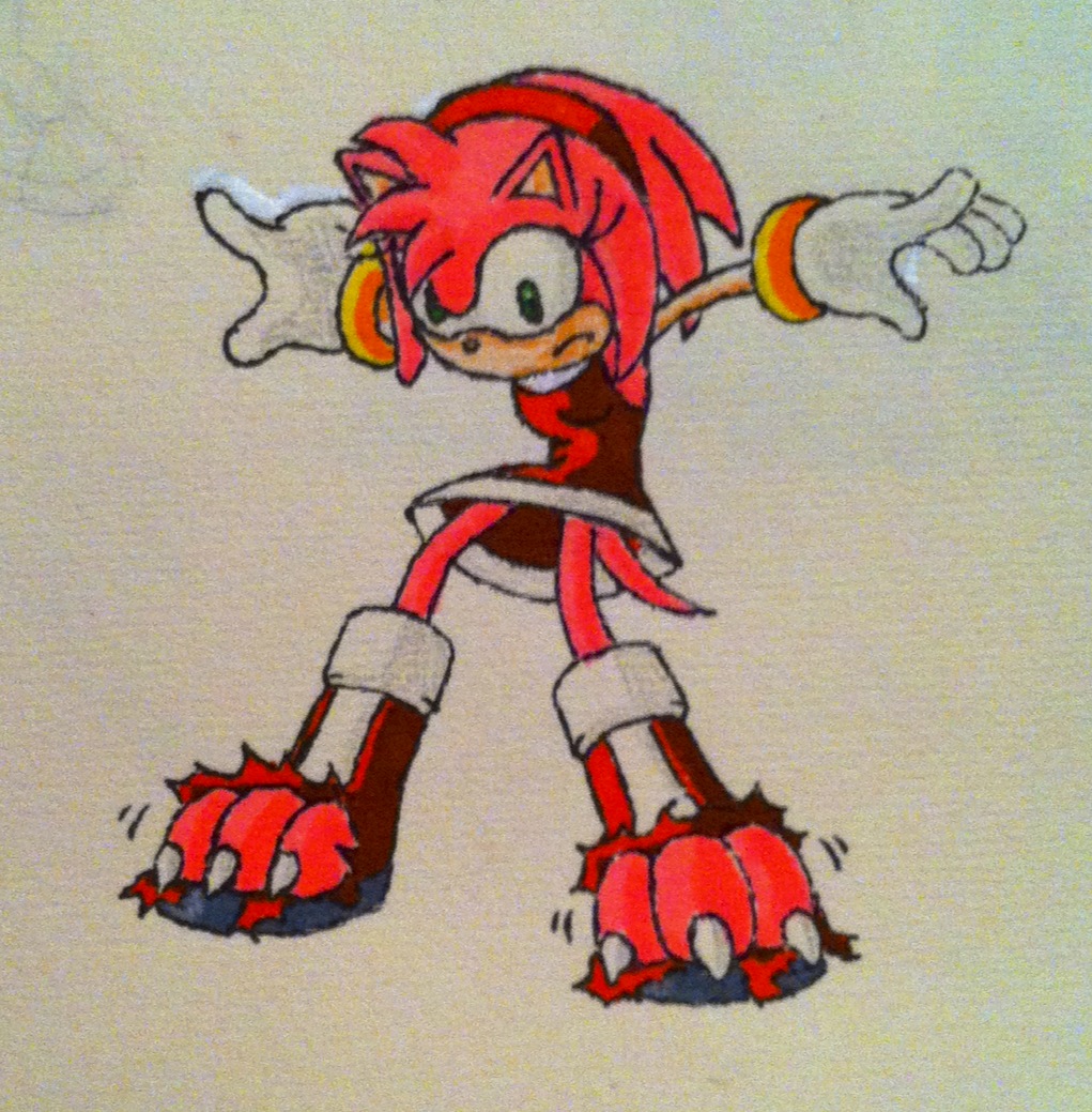 Amy Rose: Werehog Feet