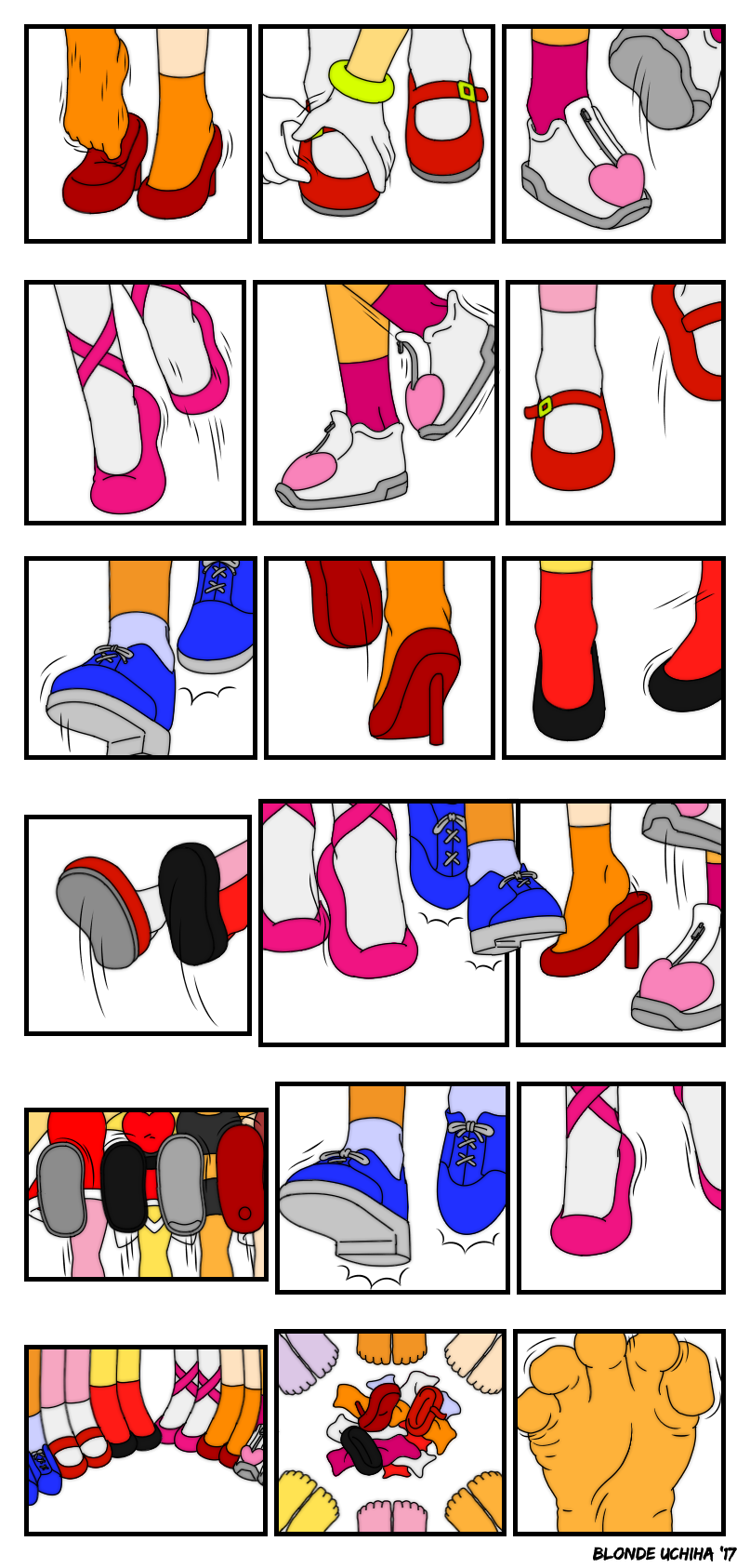 Sonic Girls' Dancing Feet