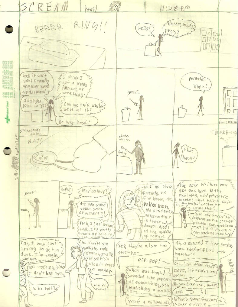 Comic Help Scream Scream pg.2-orig. by DW13-COMICS on DeviantArt