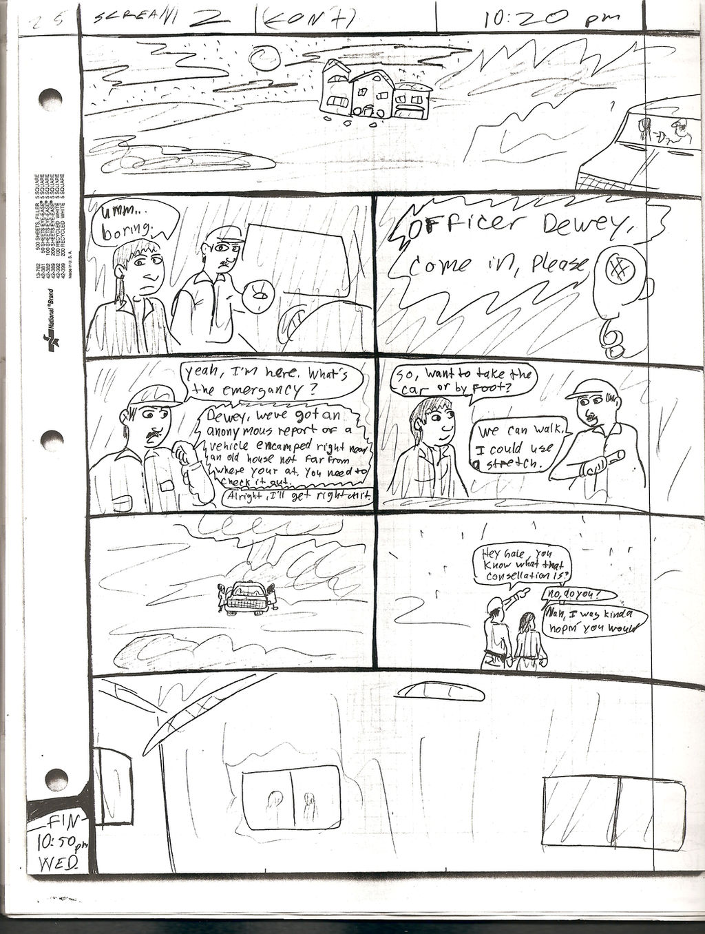 SCREAM 2 pg.25 by DW13-COMICS on DeviantArt