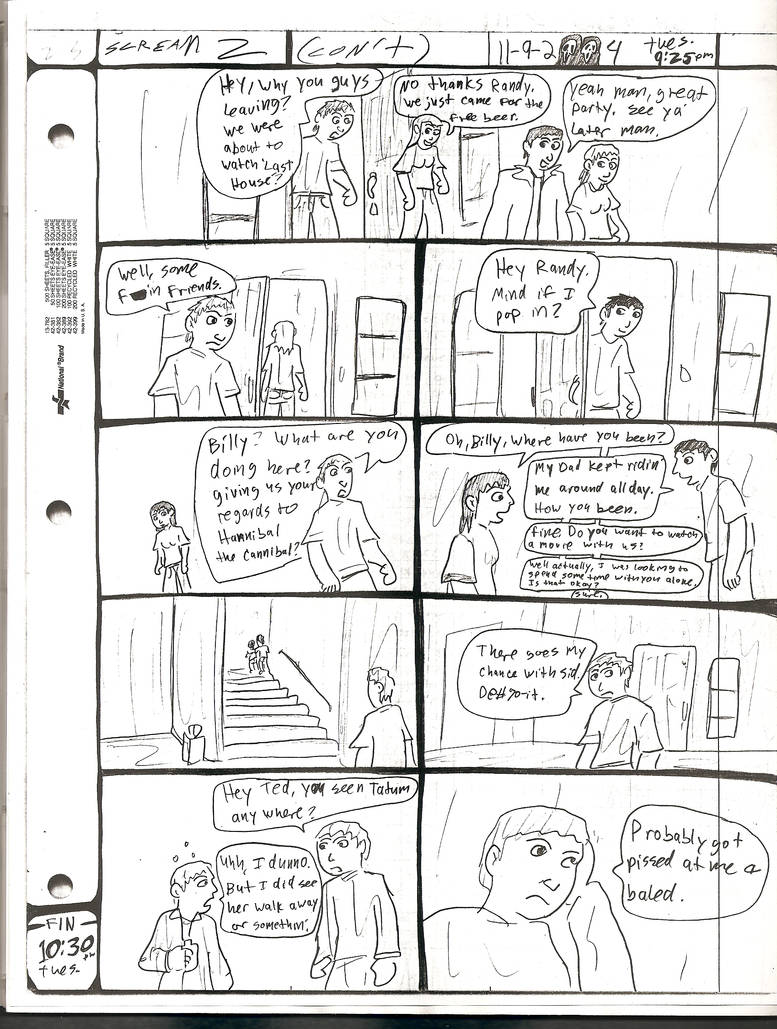 SCREAM 2 pg.23 by DW13-COMICS on DeviantArt