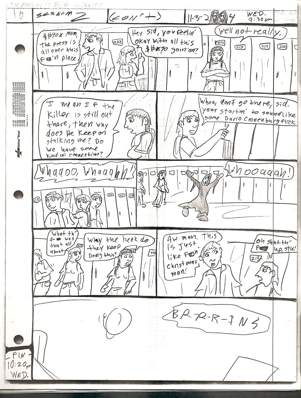SCREAM 2 pg.16 by DW13-COMICS on DeviantArt