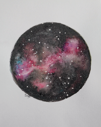 Watercolor galaxy