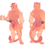 Closed - Marbled Peach Big Cat