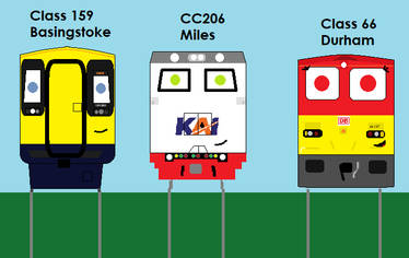 Class 159, CC206 And Class 66 Sprites