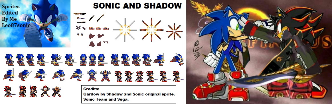 Shadow and Sonic (Shadow Infinitus) by Leo87sonic on DeviantArt