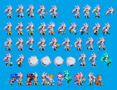 Silver Sprite Sheet :UPDATED: by LucarioShirona on DeviantArt