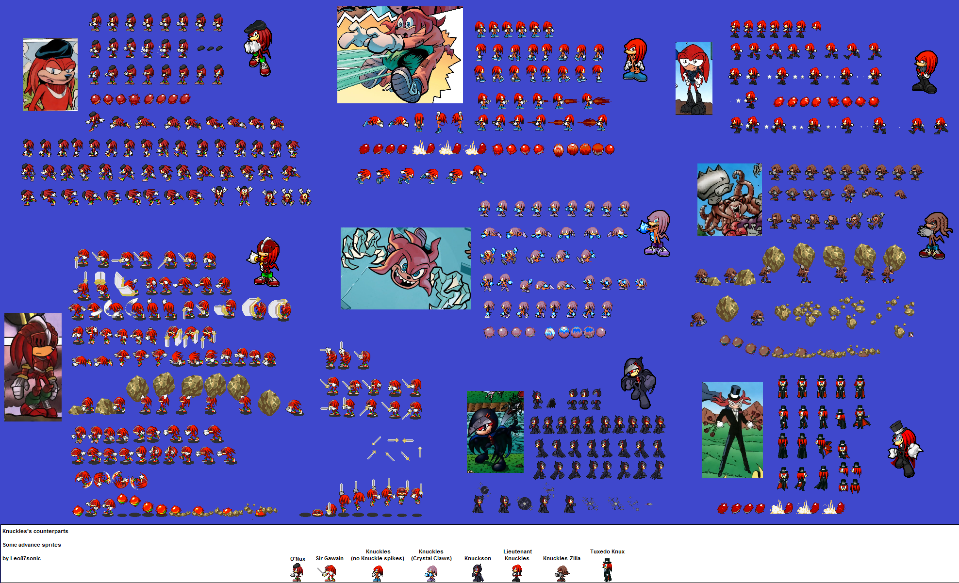 Amy Rose Sprites by Leo87sonic on DeviantArt