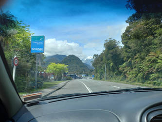 Coming Into Franz Josef, New Zealand