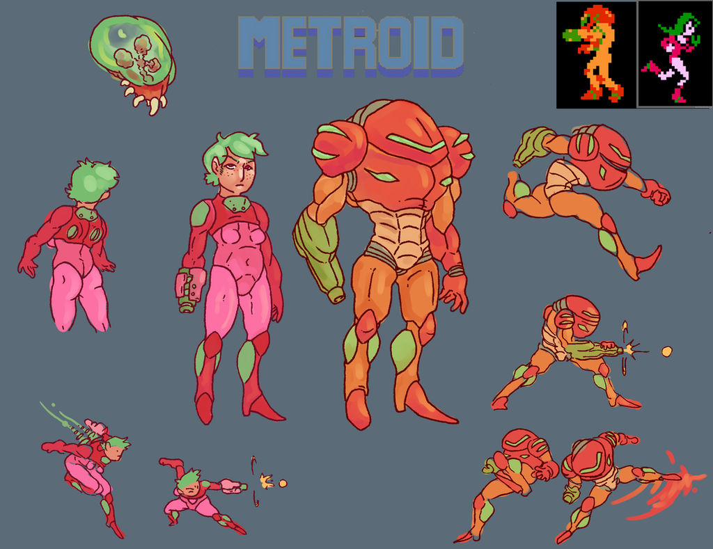 Metroid Redesign Sheet for Samus I guess