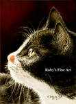 'Tuxedo Kitty' - Realism by robybaer