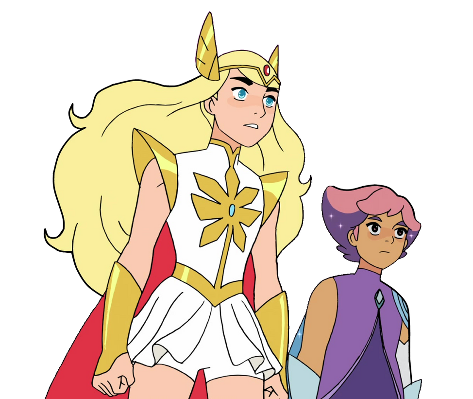 Adora/She-Ra with Glimmer by TgoSurvivor on DeviantArt