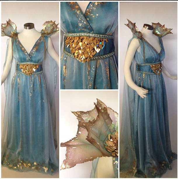 Daenerys targaryen sales light blue dress
