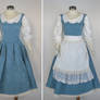 Belle Blue Dress Provential Town Cosplay