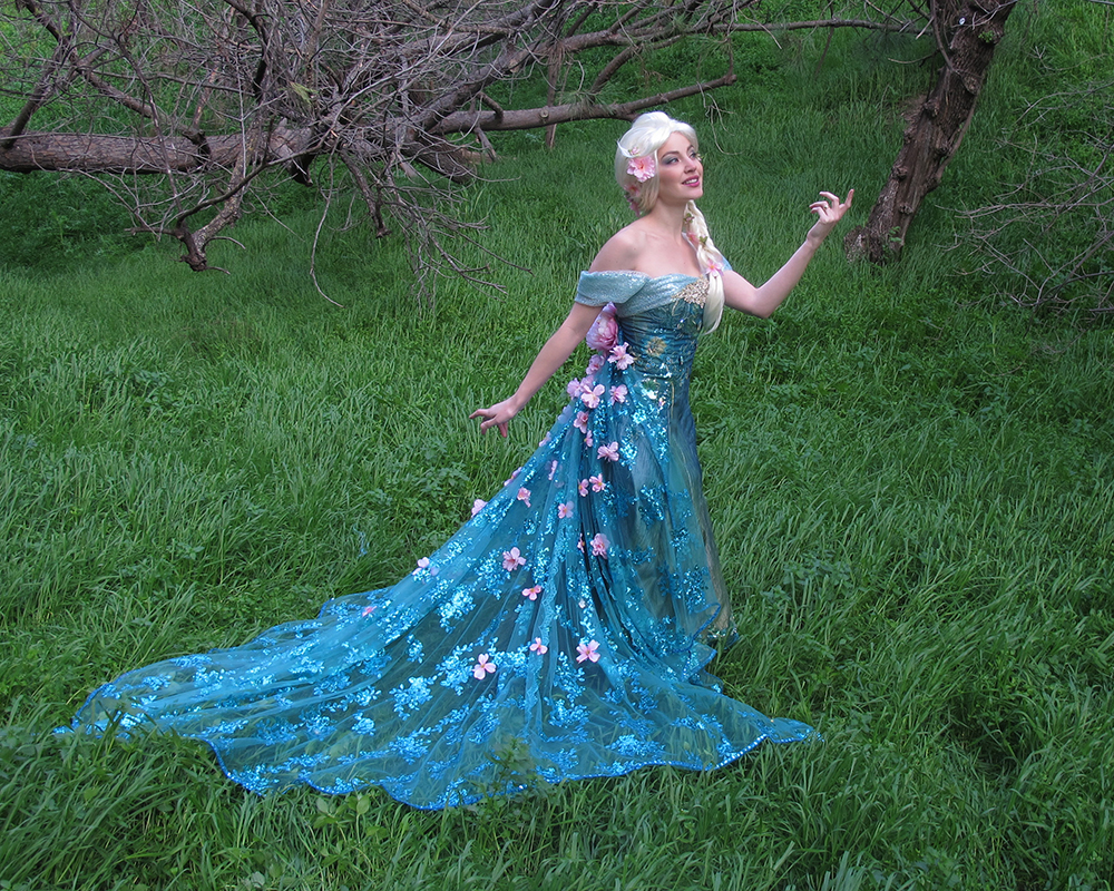green elsa frozen fever dress Elsa Fever, Elsa Frozen Adult Costume, Disney Inspired Costume