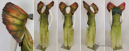 Dilophosaurus Gown AKA Dinosaur Cosplay Dress