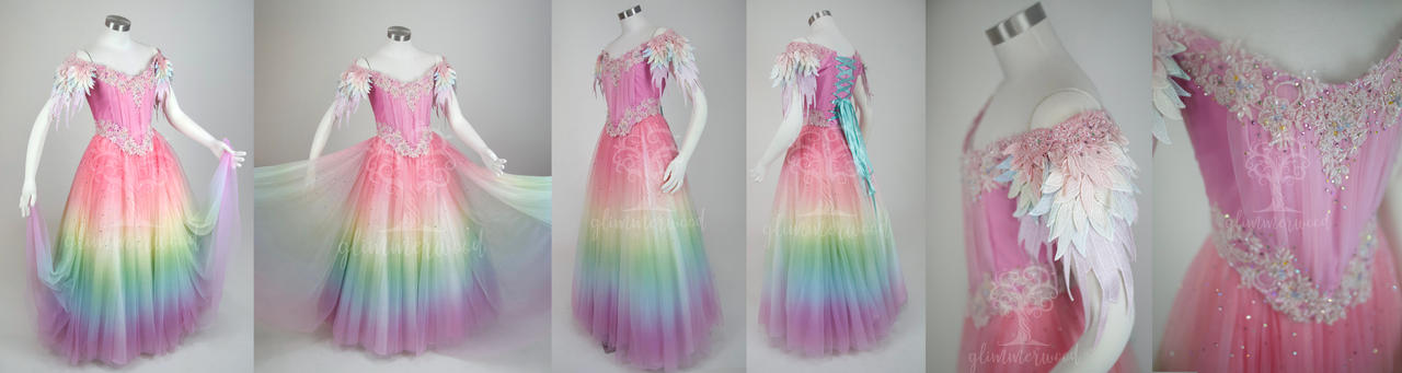 Rainbow Princess Costume Gown