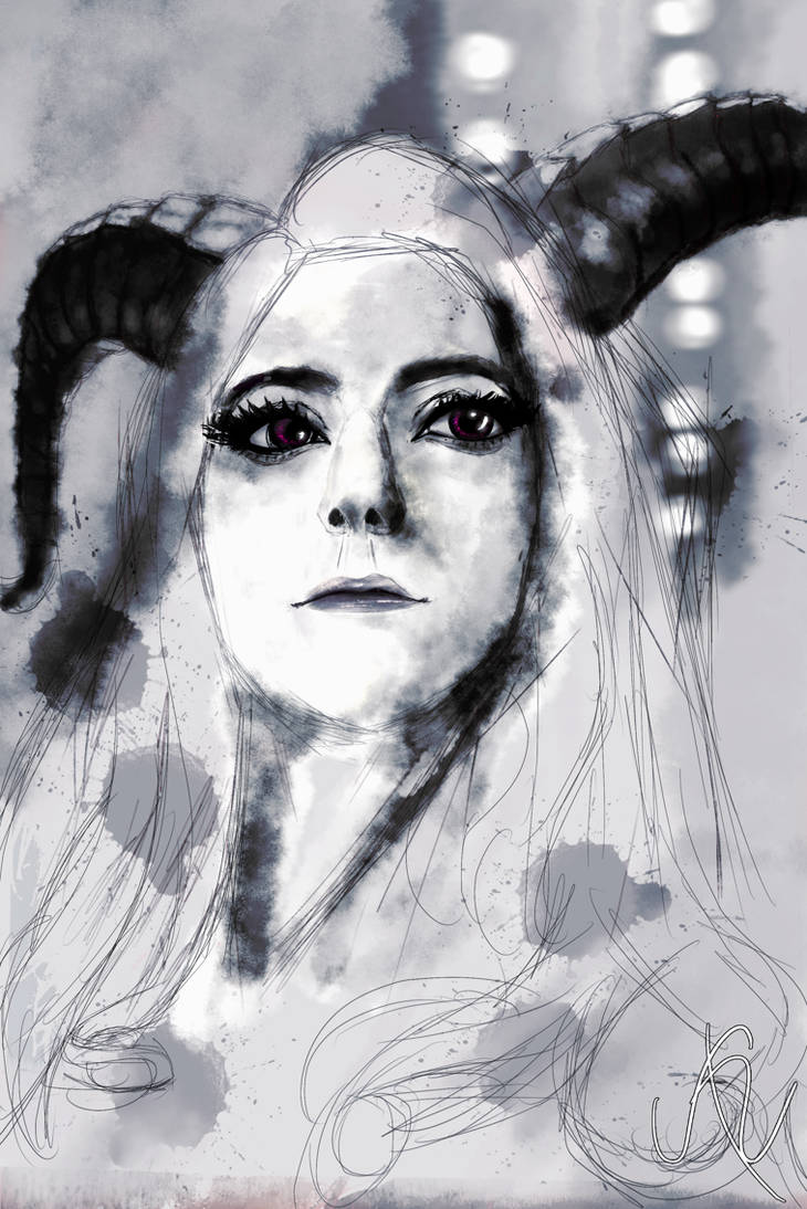 1 of 3 versions of MariahMallad (Momokun) portrait by AlexandruOsh on