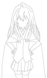 Taiga cosplay line art