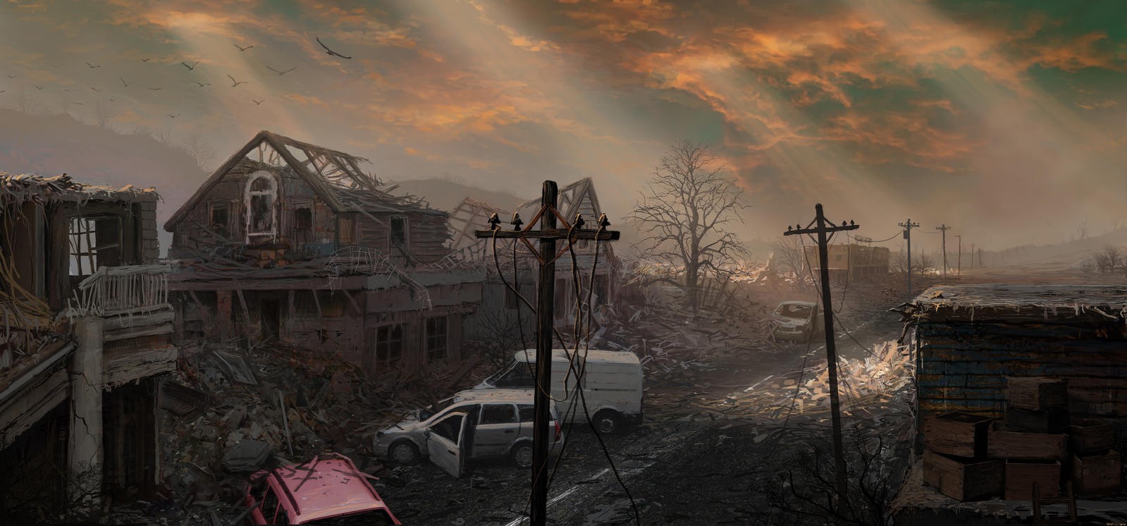 Tthe Burning Of The Sky by 5ofnovember