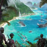 Pirates of the Undead Seas - skeleton island