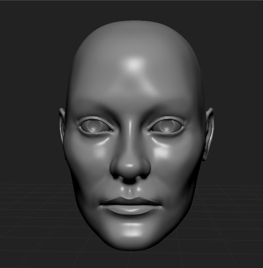 Female Facial Animation - ZBrush