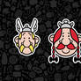 Mitesized Asterix and Obelix