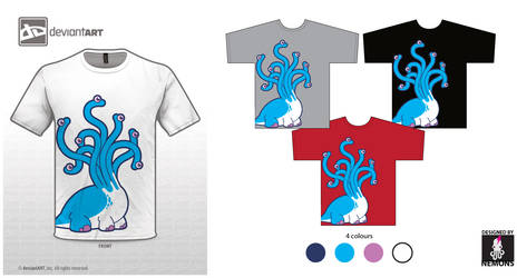 Hydra by Nemons - Cute Monster T-shirt