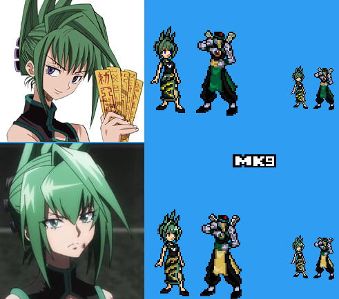 Shaman Kingu Tao Jun and Lee Pyron Sprite by Marik9 on DeviantArt