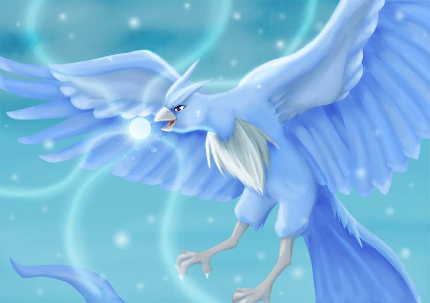 Flying Articuno by Articuno on DeviantArt