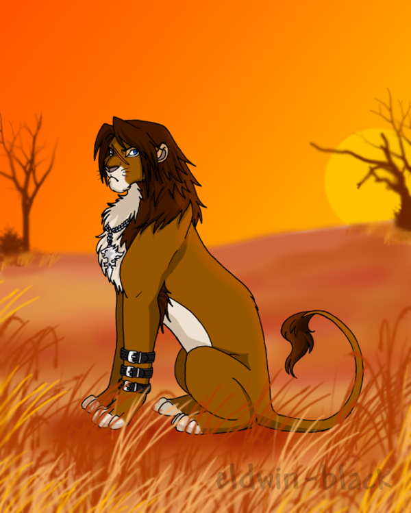 Lion Leon Colored