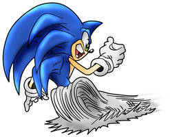 Sonic Running Backwards?