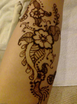 Leg Henna