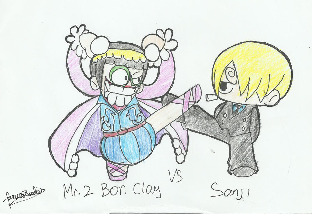 Bon Clay vs Sanji