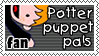 Stamp: Potter puppet fan