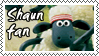 Stamp: Shaun the sheep fan